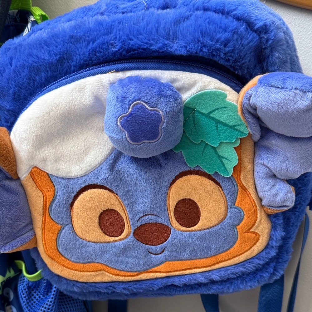 Blue munchling stitch small Backpack